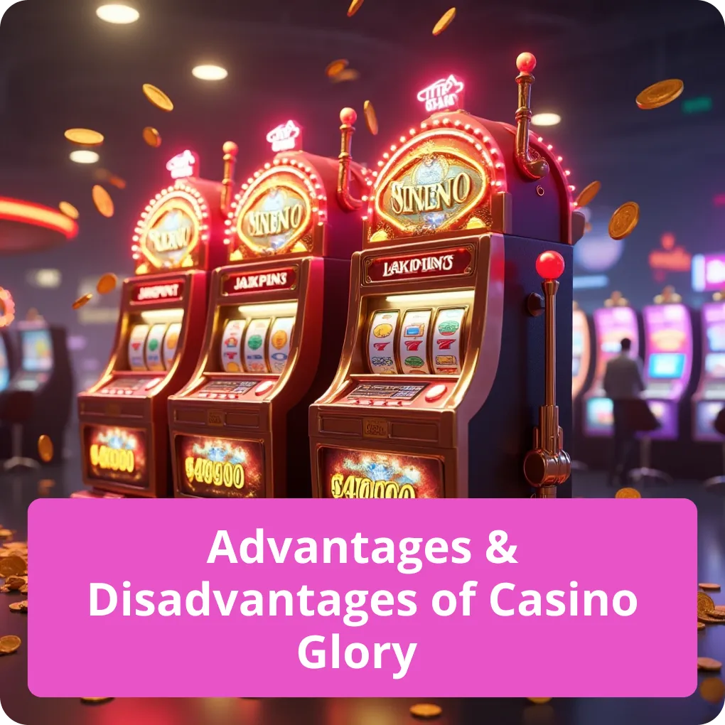 An honest review of the main advantages and disadvantages of playing at Glory Casino Advantages & Disadvantages of Glory Casino
